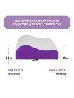 Анатомическая подушка Фабрика сна Memory-1 Витебск